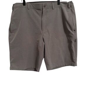 Mack Weldon Men’s Performance Tech Shorts XXL Gray Zip‎ Pocket Golf Athleisure